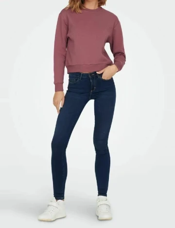 Bluza Jacqueline de Yong, roz pudra inchis Roz