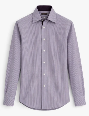 Camasa Zara, mov/alb