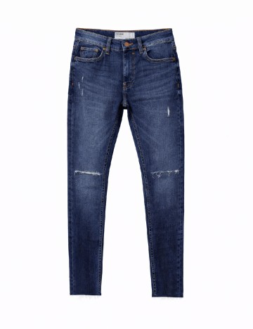 Blugi Bershka, albastru