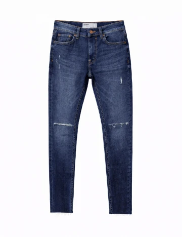 Blugi Bershka, albastru