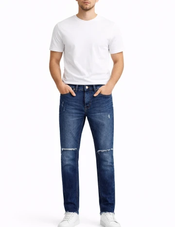 Blugi Bershka, albastru