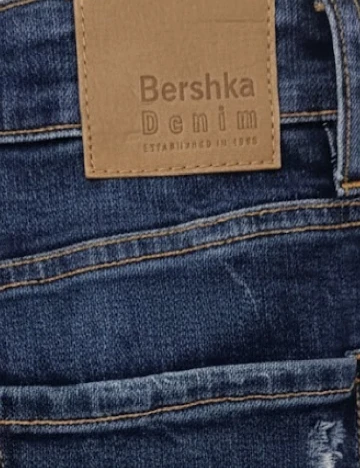 Blugi Bershka, albastru
