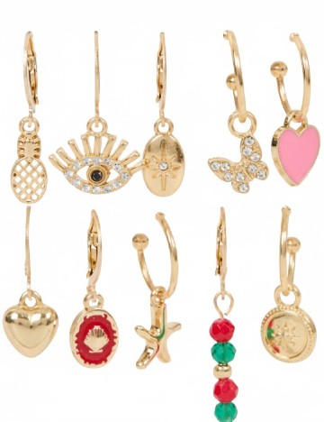 
						Set Cercei Trendz, auriu