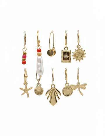 
						Set Cercei Trendz, auriu