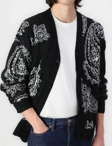 Cardigan Jack&Jones, negru