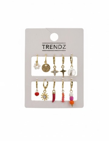 
						Set Cercei Trendz, auriu
