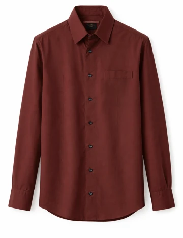 Camasa Zara, caramiziu