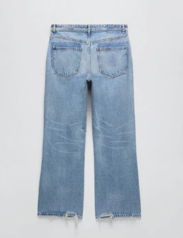 Blugi Zara, albastru Albastru