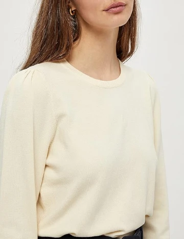 Bluza Peppercorn, ecru Alb