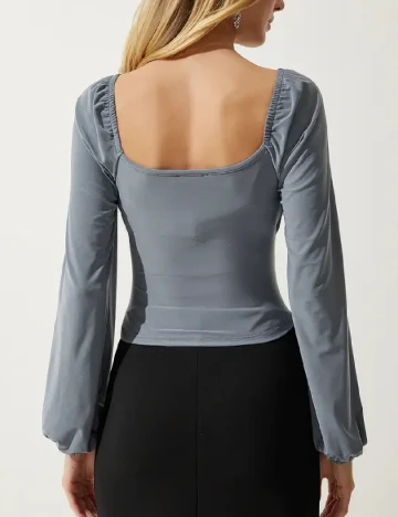 Bluza Happiness Istanbul, gri Gri