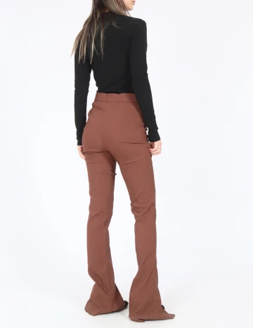 Pantaloni Zara, maro