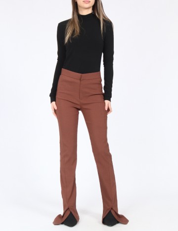 Pantaloni Zara, maro