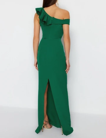 Rochie lunga TRENDYOL, verde Verde
