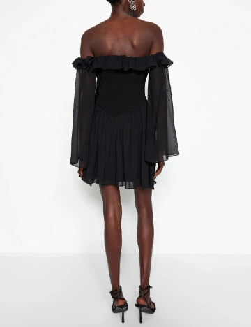 Rochie scurta TRENDYOL, negru Negru