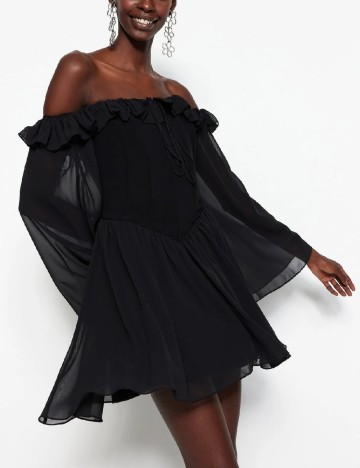 Rochie scurta TRENDYOL, negru