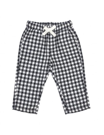 Pantaloni Zara, negru/alb