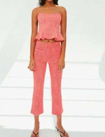 Pantaloni Zara, rosu Rosu