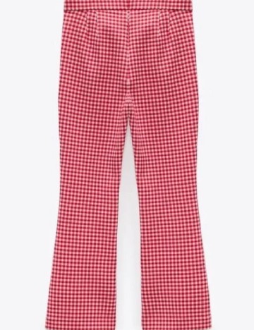 Pantaloni Zara, rosu
