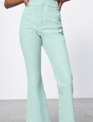 Pantaloni Zara, turcoaz