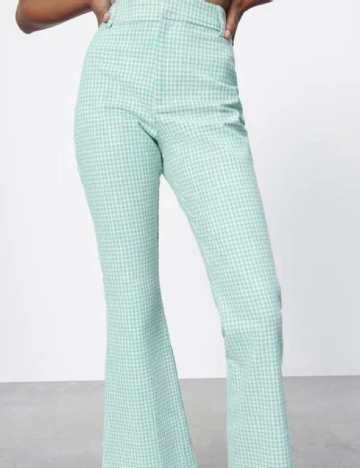 Pantaloni Zara, turcoaz