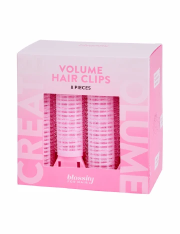 Set bigudiuri 8 bucati Dayes, roz Roz