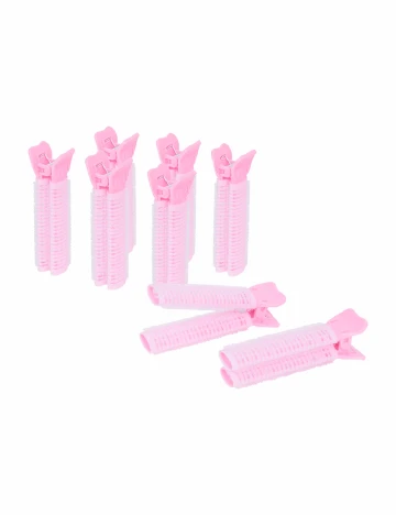 Set bigudiuri 8 bucati Dayes, roz Roz