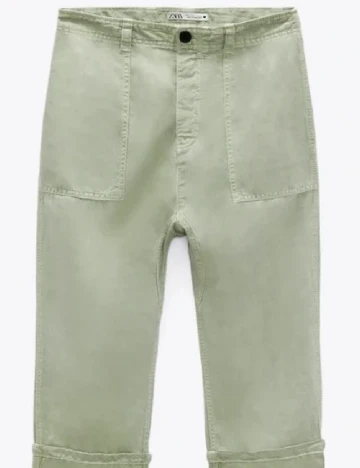 Pantaloni Zara, verde Verde