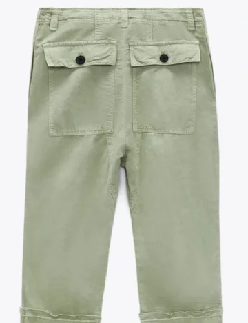 Pantaloni Zara, verde Verde