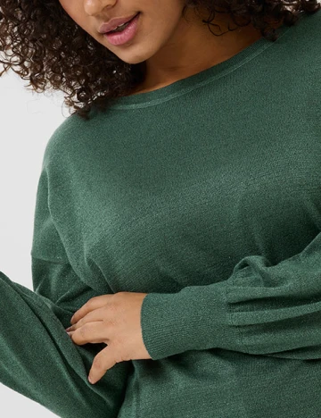 Bluza Kaffe Curve, verde Verde