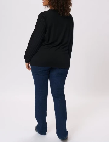 Bluza Kaffe Curve, negru Negru