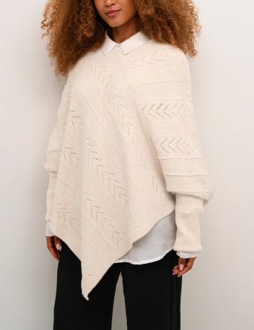 
						Poncho Cream, crem
