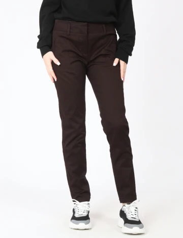 Pantaloni Zara, maro