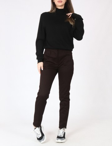 Pantaloni Zara, maro