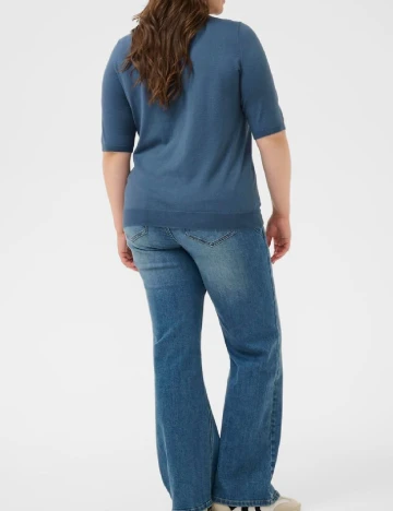 Bluza Kaffe Curve, albastru