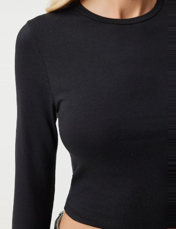 Set bluze 2 bucati Happiness Istanbul, negru/alb