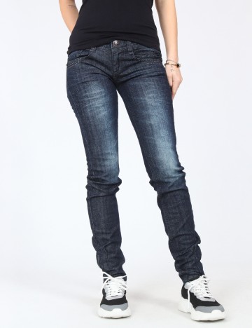 Blugi Bershka, albastru