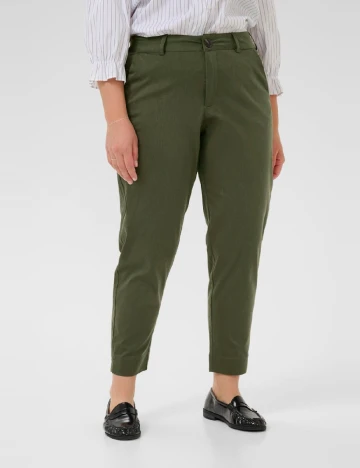 Pantaloni Kaffe Curve, verde