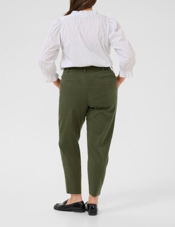 Pantaloni Kaffe Curve, verde