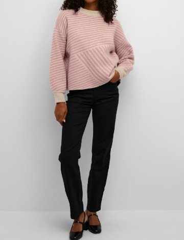 Pulover Kaffe, roz/bej