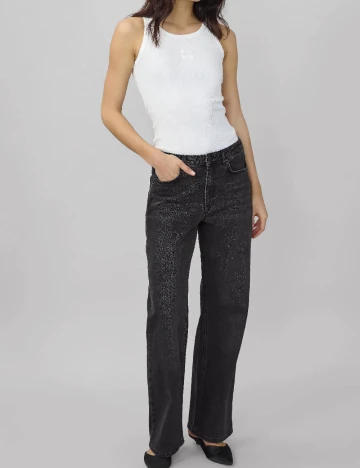 Blugi My Essential Wardrobe, gri inchis