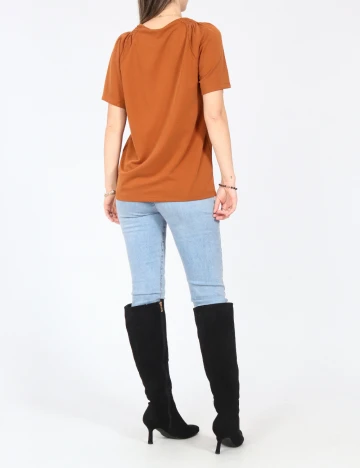 Bluza Minus, caramiziu