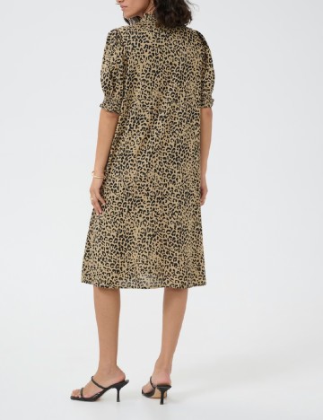 Rochie medie Kaffe, animal print