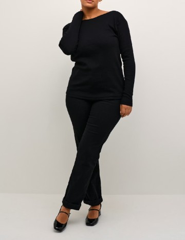 
						Bluza Kaffe Curve, negru