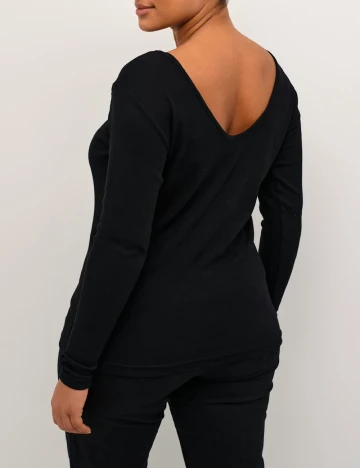 Bluza Kaffe Curve, negru