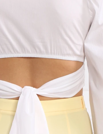 Top PATRIZIA PEPE, alb