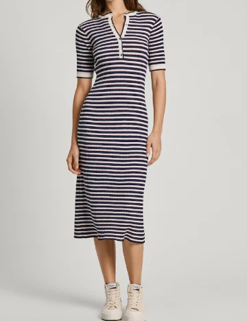 Rochie medie Pepe Jeans, mix culori