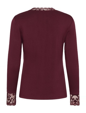 Bluza Cream, visiniu