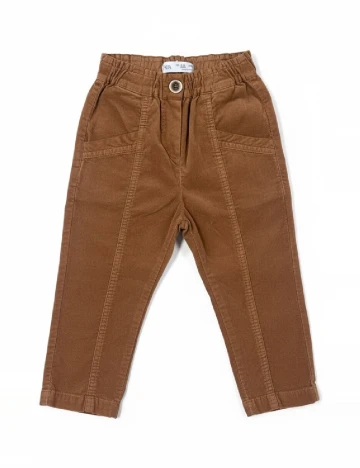 Pantaloni Zara, maro