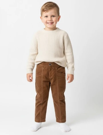 Pantaloni Zara, maro