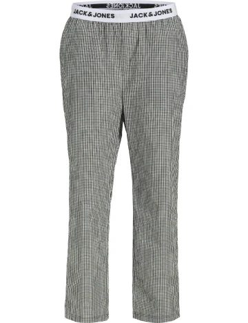 Pijama Jack&Jones, alb/negru